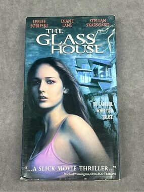 The Glass House VHS Movie - Blue and Purple Cover